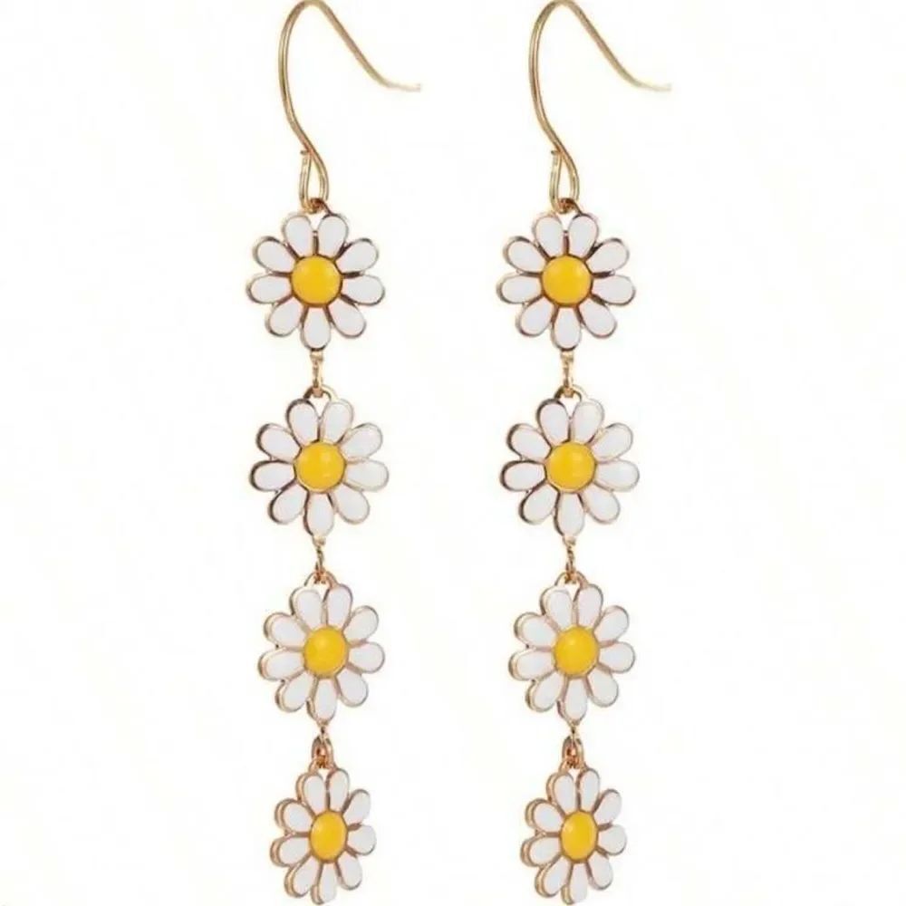 Floral Drop Earrings A1535